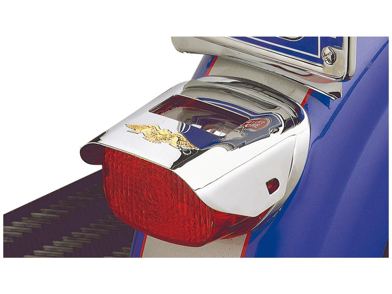 Gold Eagle Taillight Visor Chrome Gold