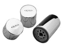 Extra Long Evolution Engine High-Performance Oil Filter With Magnet Chrome