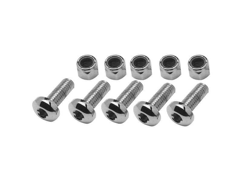 Brake Rotor Screw Kit 3/8" Chrome For 92-20 Sportster