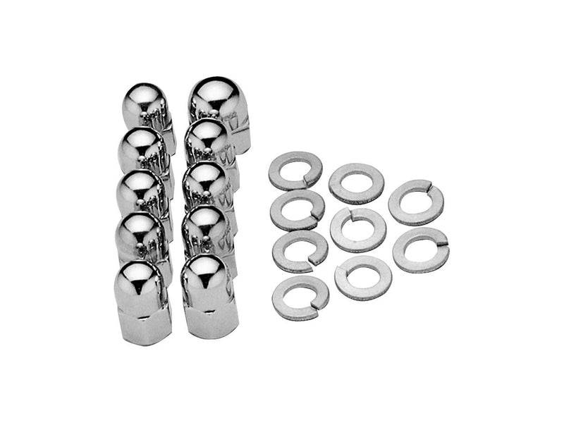 Acorn Sprocket Cover Hardware Kit Chrome