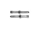 Rear Axle Adjuster Screw Chrome For 86-92 Softail