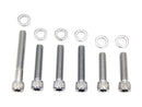 Timing Cover Screw Kit Chrome For 70-84 FL Shovel