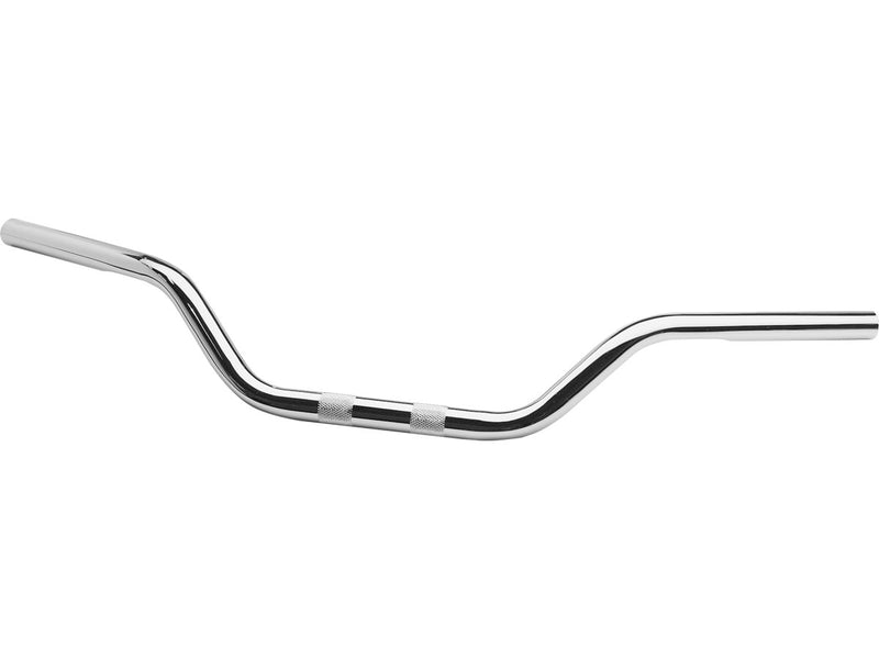 Bad Boy Style Handlebar Dimpled Chrome Throttle Cables - 1 Inch