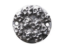 Multiple Skull Point Cover 2-Hole Aluminium Polished