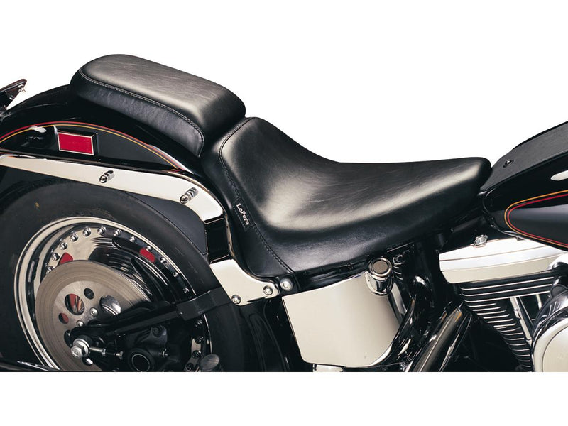 Bare Bones Solo Seat Smooth Black Vinyl For 84-99 Softail