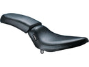 Silhouette Pleated Pillion Pad Black Vinyl For 66-84 FL Shovel, 71-84 FX Shovel