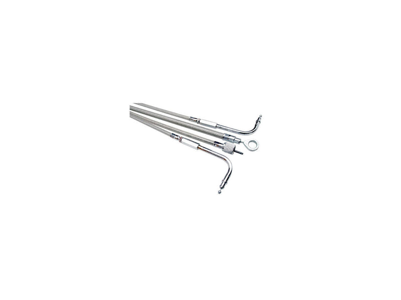 Armor Coated Speedo Cable 12mm Nut Stainless Steel Clear Coated