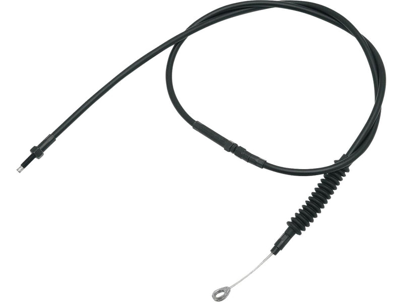 Blackout Longitudinally Wound (LW) Clutch Cable Std Black Vinyl All Black - 63.7"