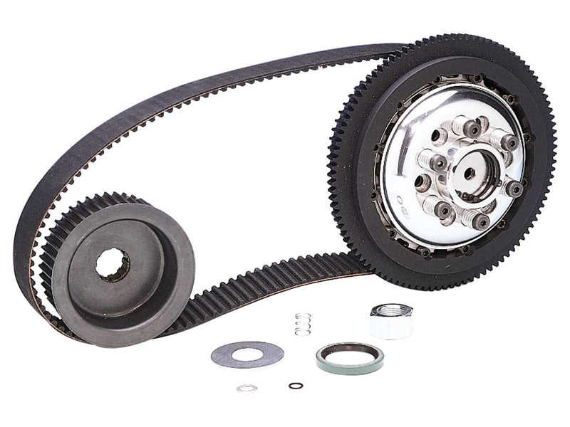 Bolt-In 8mm Belt Drive Kit 45T/68T Black - 1.5 Inch