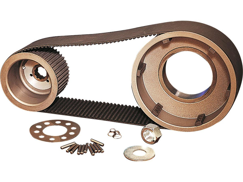 Splined Shaft Wide Belt 8mm Drive Kit - 2 Inch