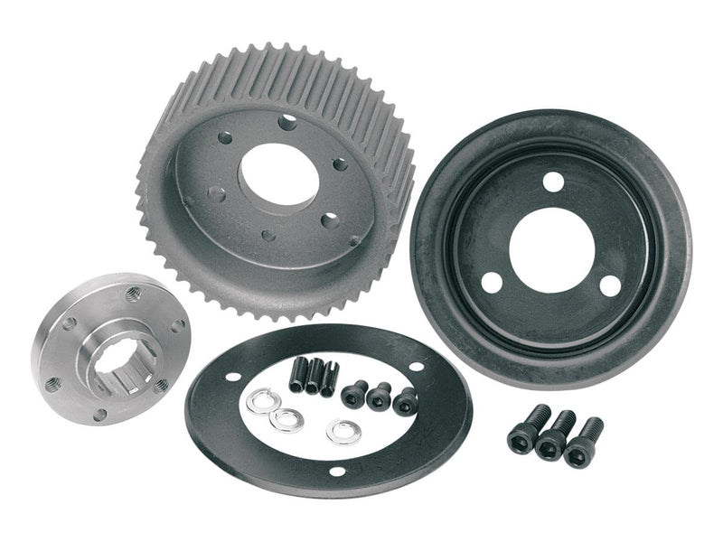 Front Belt Drive Pulley For Belt Drives Aluminium Anodized - 1-5/8" 45 Teeth