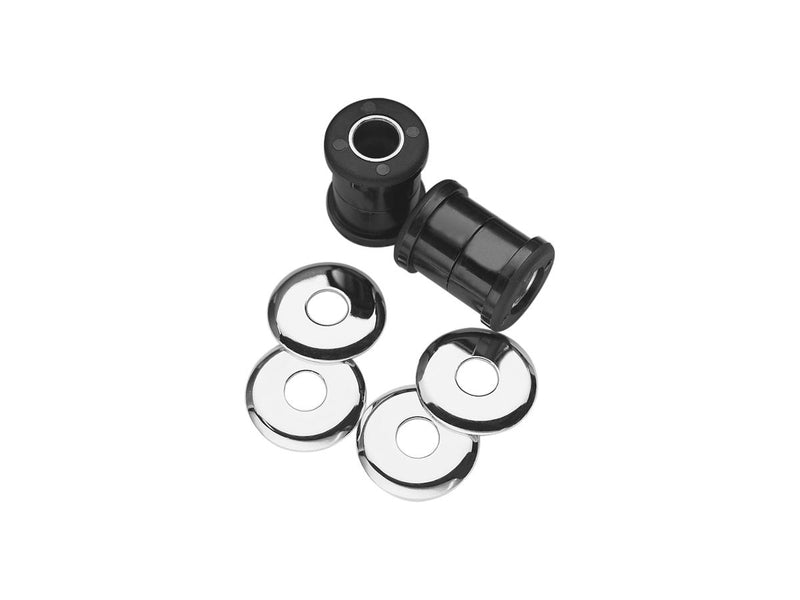 Heavy Duty Polyurethane Handlebar Damper Kit Black Chrome