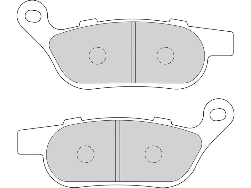 Brake Pad OEM Caliper Rear Softail / Dyna 08-17 Sinter Grip ST-Compound