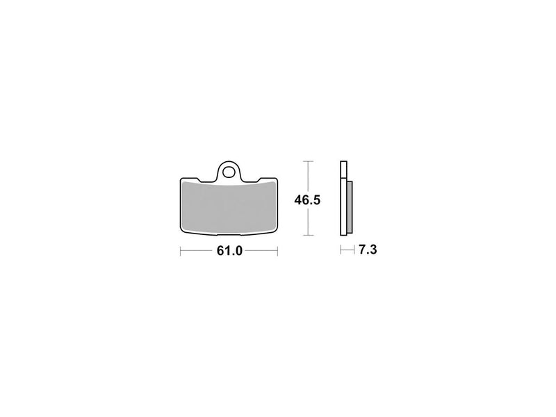 Brake Pad OEM Caliper Front Buell 08- Sinter Grip St Compound