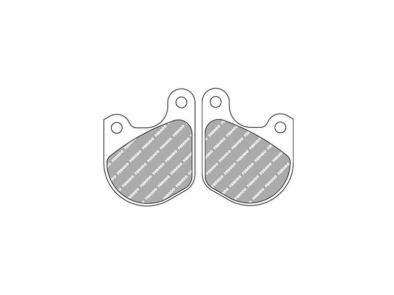 Road Platinum Mid-Metallic Brake Pads Organic Front For 78-83 Sportster
