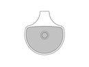 Road Platinum Mid-Metallic Brake Pads Organic Front For 84-99 Sportster
