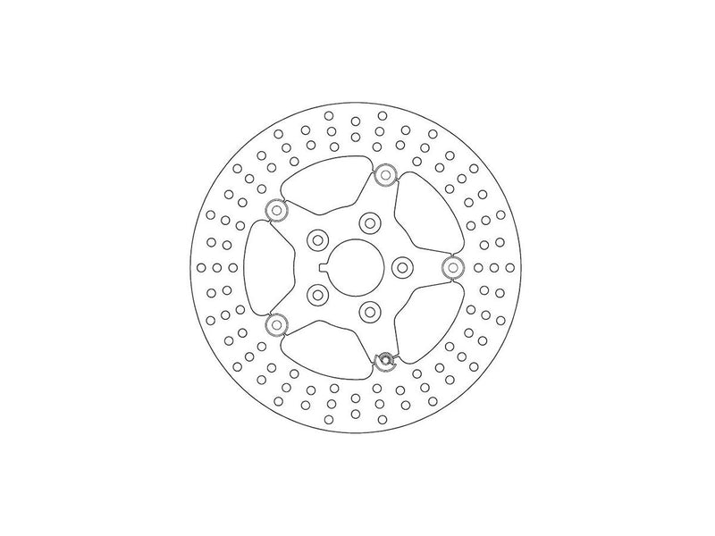 Floating Front Brake Rotor 5-Hole FMD0085RF - 11.5 Inch