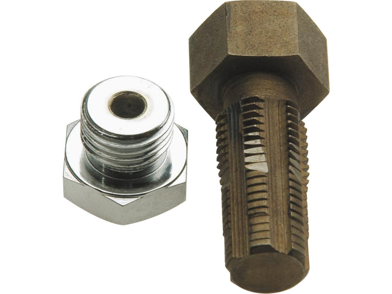 Drain Plug Kit Tool Inclusive Plug Chrome - 9/16"-18