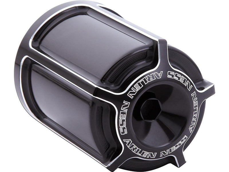 Beveled Reusable Oil Filter Black