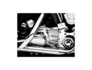 Transmission Shroud Oil Line Cover & Transmission Shroud Chrome