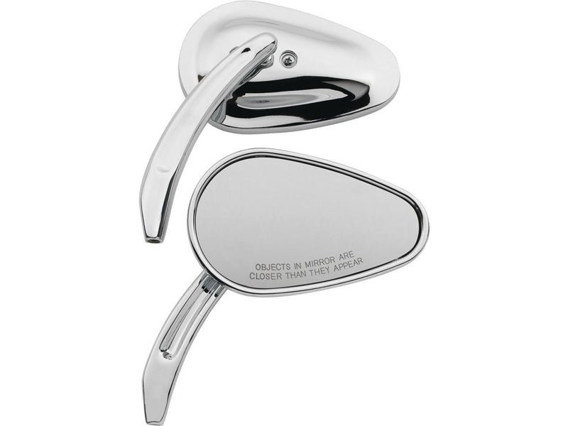 Tapered Billet Mirror Chrome