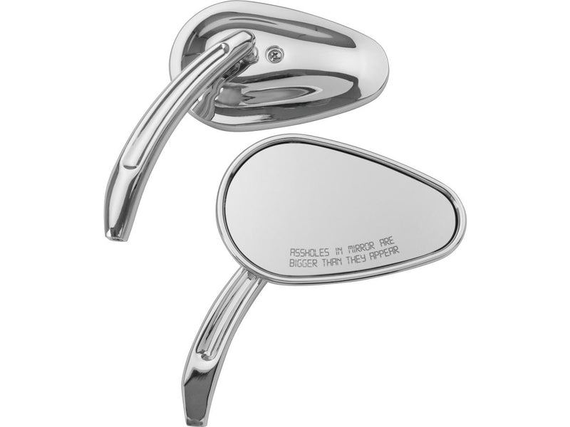 Asshole Tapered Mirror Chrome