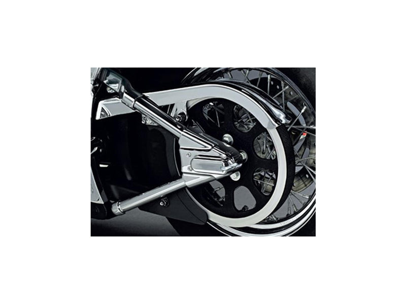 Swingarm Cover Without LED Chrome For 86-99 Softail