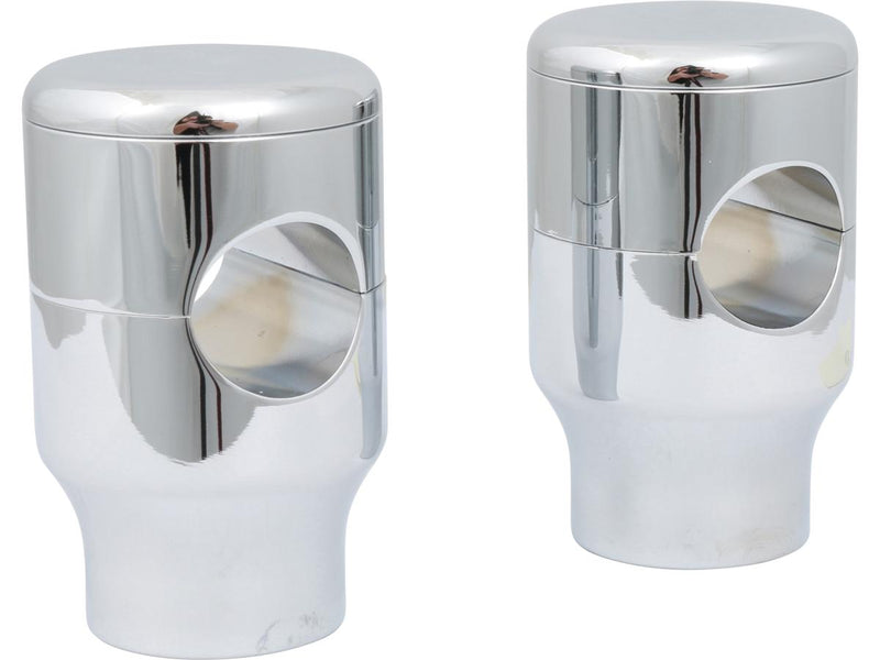 Smooth Top Risers Chrome - 2 Inch