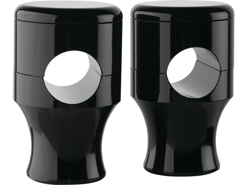 Smooth Top Risers Black Powder Coated - 2 Inch