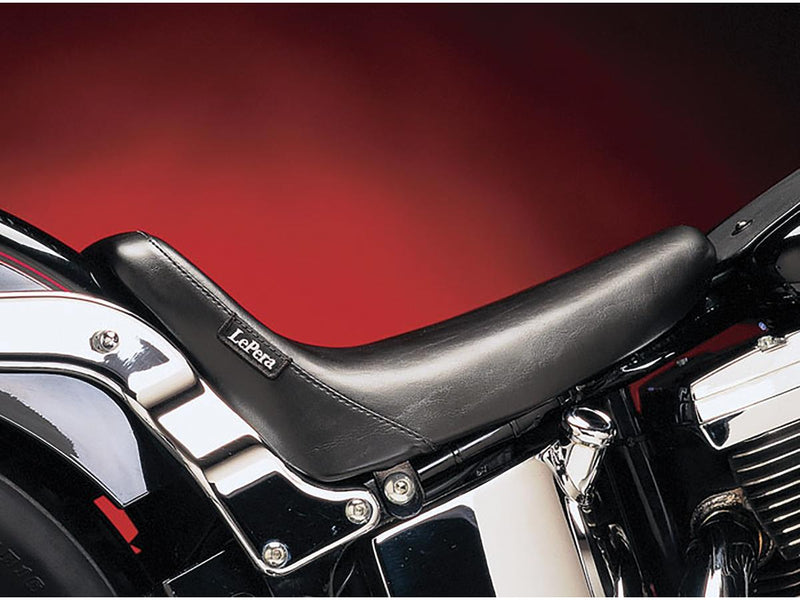 Bare Bones Solo Seat Smooth Black Vinyl For 00-07 Softail