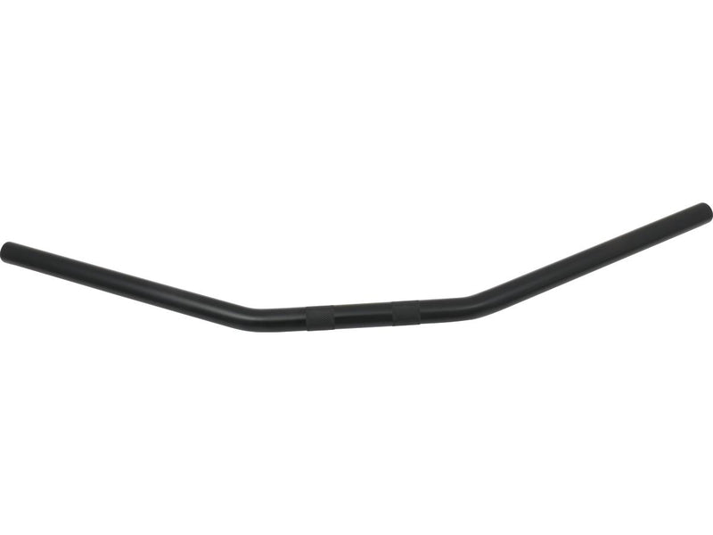 1 Inch Drag Handlebar Non-Dimpled Black Powder Coated 8 MM