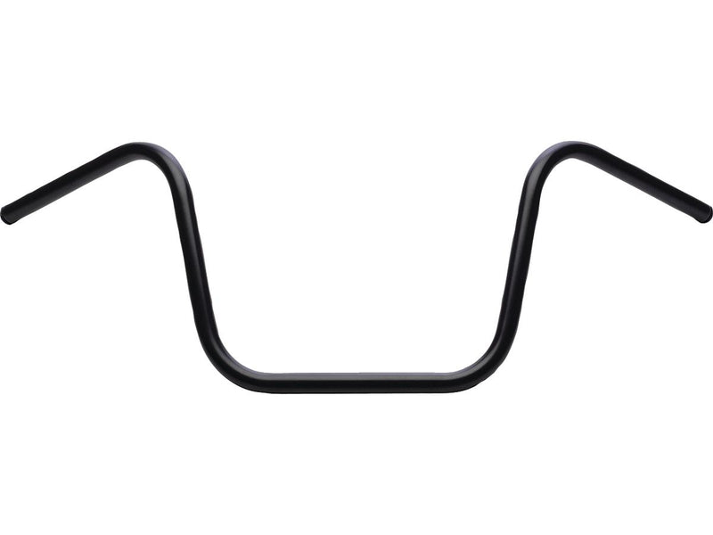 Ape Hanger Handlebar With Hidden Wire Black Powder Coated - 1 x 12 Inch