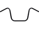 Ape Hanger Handlebar Black Powder Coated - 1 x 12 Inch