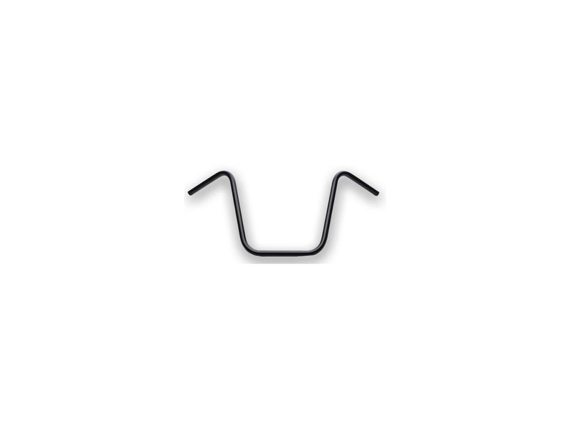 Ape Hanger Handlebar With Recess Black Powder Coated - 16 x 1 Inch