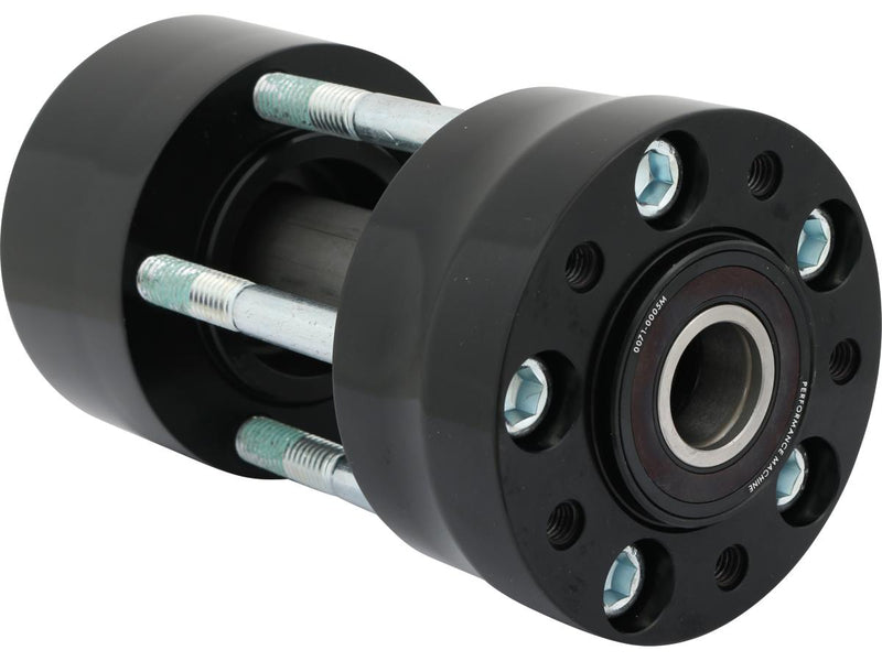 Dual Rotor Front Wheel Hub Black Non-ABS Dual Flange For 13 FXDF103