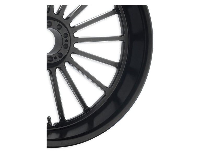 Nitro 18 Billet Wheels Front. 21 X 3.5. Black Midnight Series 21" 3.50"