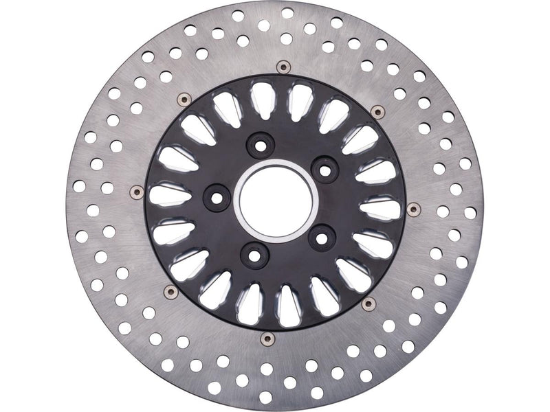 Nitro-18 2-Piece Front Brake Rotor Black Stainless Steel - 11.5 Inch