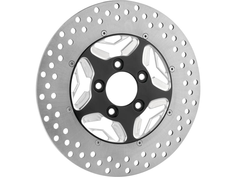 Speedstar 2-Piece Rear Brake Rotor Black - 11,8 Inch