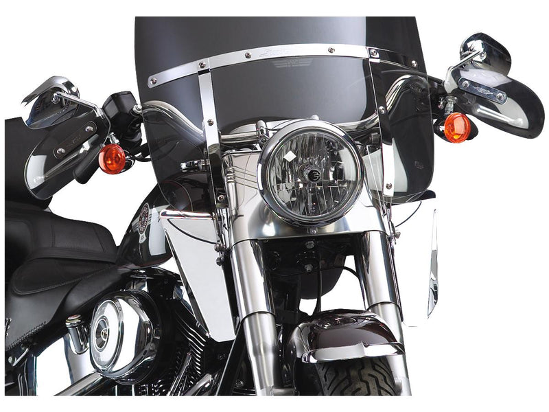 Switchblade Chrome Lower Wind Guards For 88-20 Sportster