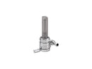 Fuel Valve Rear Facing Outlet Chrome - 22mm