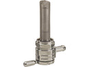 Fuel Valve Straight Facing Outlet Chrome - 22mm