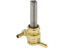 Fuel Valve Forward Facing Outlet Brass Polished - 22mm