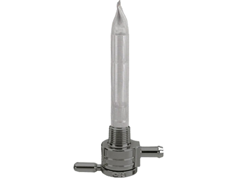 NPT Fuel Valve Straight Outlet Black - 3/8 Inch