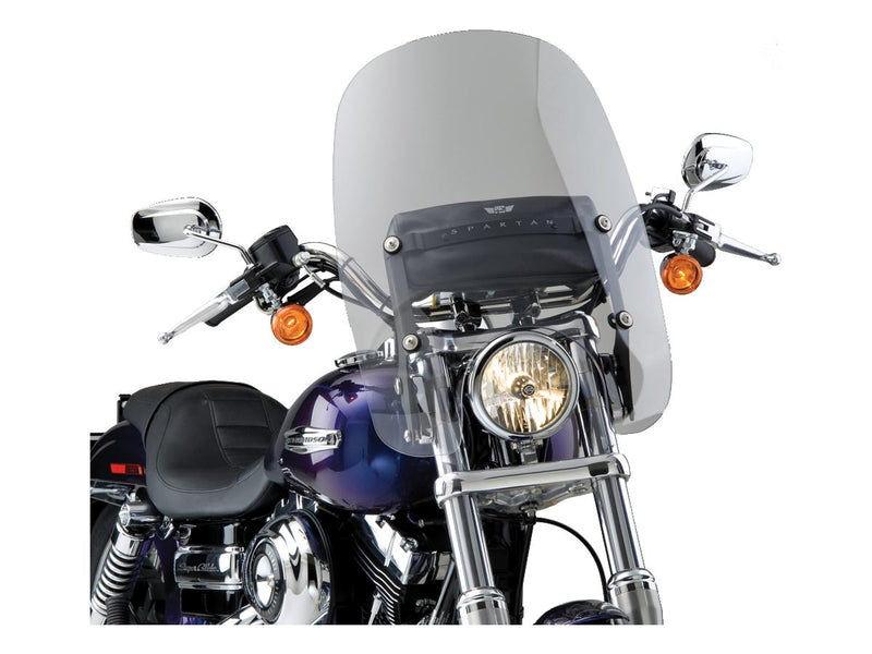 Spartan Windshield Clear For 06-17 Dyna - 18.5 x 18 Inch