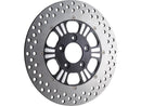 Dominator 2-Piece Rear Brake Rotor Black For 86-10 Sportster
