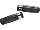 Vintage Grips With Chrome Accents Black 1 Inch Throttle By Wire