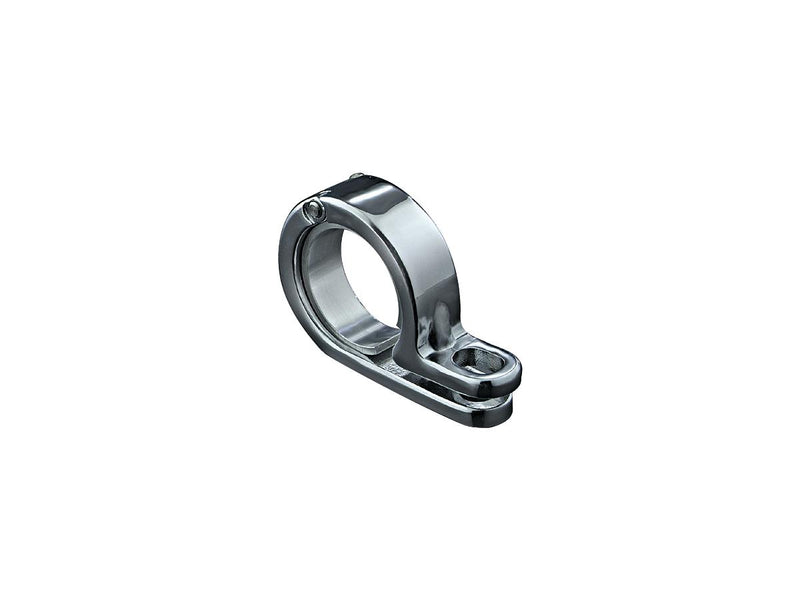 P-Clamp Gloss Black - 1-1/8 Inch / 1-1/4 Inch