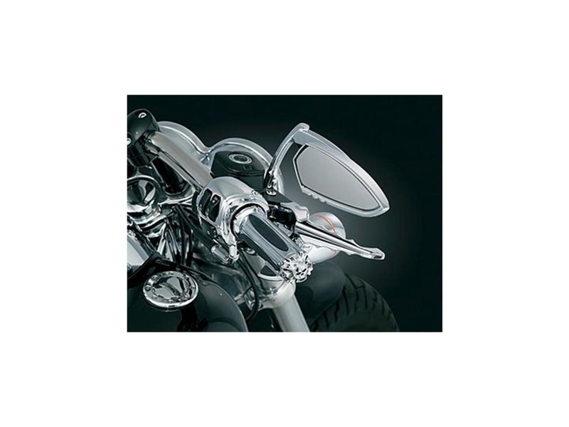 Zombie Grips Chrome Throttle By Wire - 1 Inch