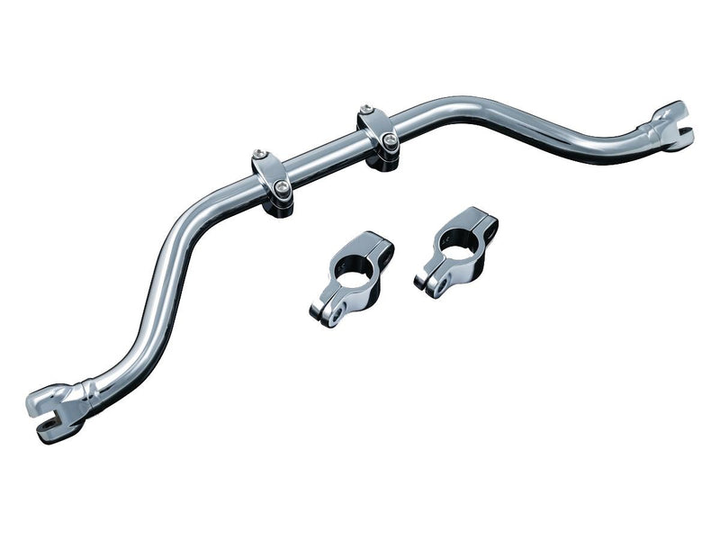 Adjustable Mustache Bar Chrome For 91-17 Dyna