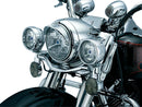 Headlight Visor Chrome - 7 Inch